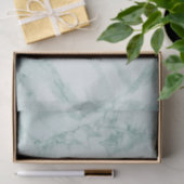 Aquamariner Marmorentwurf Seidenpapier (Geschenk)