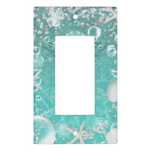 Aquamariner Meeresfrüchte- und -blasen-Strand