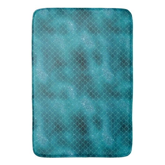Aquamariner Mermaid Sparkon Badematte (Vorderseite Vertikal)