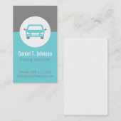 Aquamariner moderner beruflicher Auto-treibender Visitenkarte (Vorne/Hinten)