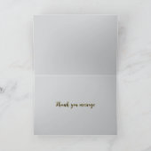 Aquamariner Mond Dankeskarte (Innenseite)