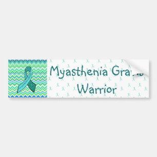 Aquamariner Myasthenia Gravis Awareness Autoaufkle Autoaufkleber