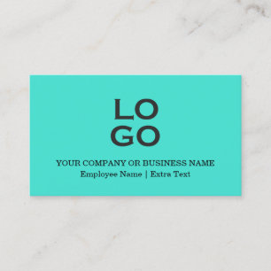 Aquamariner Name des Firmenlogos für Unternehmen o Visitenkarte