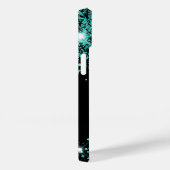 Aquamariner Name des Glitzer Case-Mate iPhone Hülle (Rückseite / Rechts)