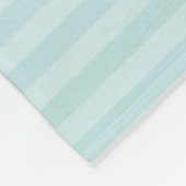 Aquamariner neugieriger Fox Fleecedecke (Ecke)