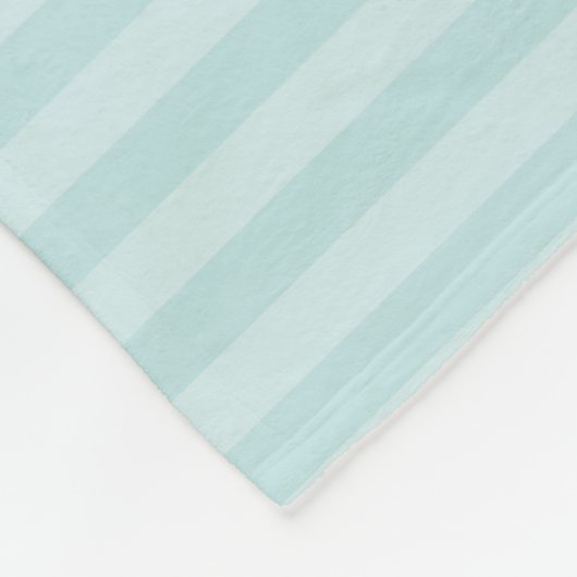 Aquamariner neugieriger Fox Fleecedecke (Ecke)