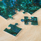 Aquamariner Öl-glatter und Goldquarz Puzzle (Seite)