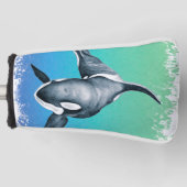 Aquamariner Orca-Wal Golf Headcover (Vorderseite)