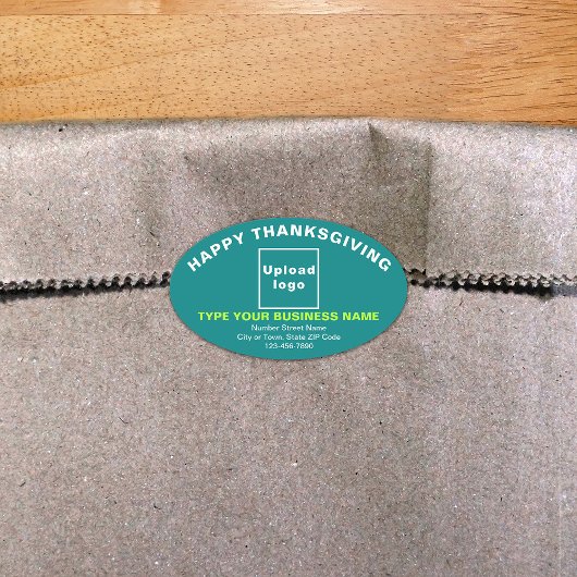 Aquamariner Oval-Aufkleber für Erntedank Ovaler Aufkleber