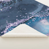 *~* Aquamariner Ozean Agate Celestial GLITZER AP8 Sherpadecke (3/4)