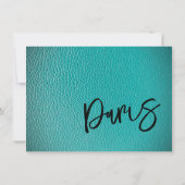 Aquamariner Paris-Pass Dankeskarte (Rückseite)