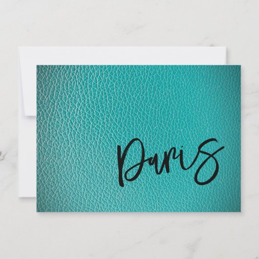 Aquamariner Paris-Pass Dankeskarte (Rückseite)