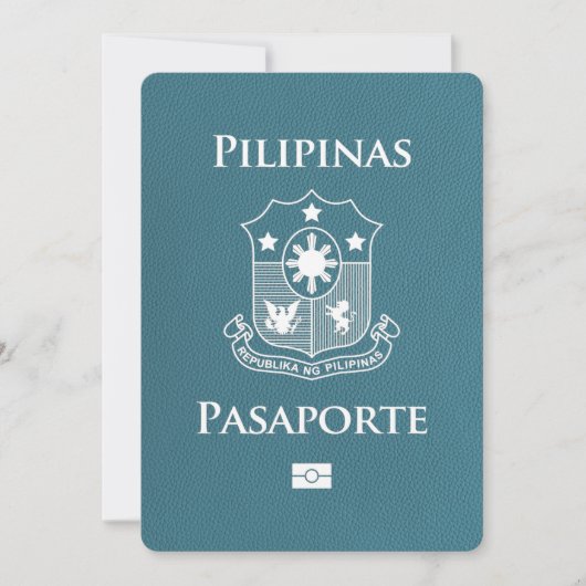 Aquamariner Pass für Philippinen Save the Date (Vorderseite)