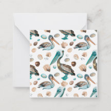 Aquamariner Pelican Notecard