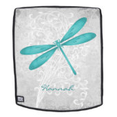 Aquamariner Personalisierter Libelle Rucksack (Abnehmbare Front)