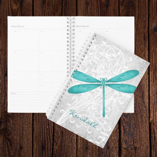 Aquamariner Personalisierter Libellenplaner Planer