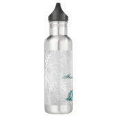 Aquamariner Pfau Personalisiert Edelstahlflasche (Links)
