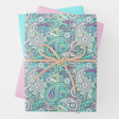 Aquamariner Pisley Geschenkpapier Set (Beispiel)