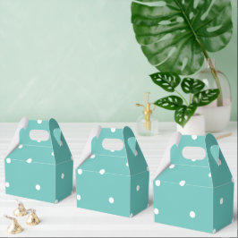 Aquamariner Polka Dot Random Muster Geschenkschachtel