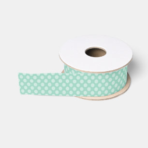 Aquamariner Polka Dot Ripsband