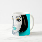 Aquamariner Pop Kaffeetasse (VorderseiteRechts)