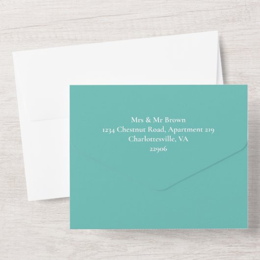 Aquamariner QR-Code All In One Einladung (Rückseite)