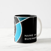 aquamariner QR-Code Zweifarbige Tasse (VorderseiteRechts)