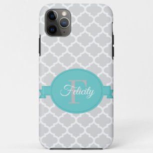 Aquamariner Quatrefolie Personalisiert Case-Mate i iPhone Hülle