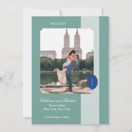 Aquamariner Rand Save the Date Einladung