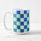 Aquamariner Retro Square Art Tasse Cup (Links)