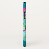 Aquamariner Retro-Weihnachtskranz Case-Mate iPhone Hülle (Hinten/Rechts)