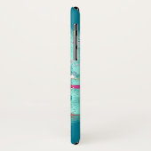 Aquamariner Retro-Weihnachtskranz Case-Mate iPhone Hülle (Hinten/Links)