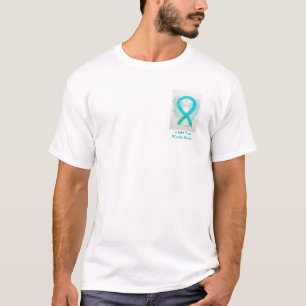 Aquamariner Ribbon-Engel sorgt für Sensibilisierun T-Shirt