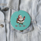 Aquamariner Round-Button des Weihnachtsmanns Button (Beispiel)