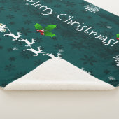 Aquamariner Santa-Schlitten und Rentier-Sherpa-Dec Sherpadecke (3/4)