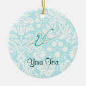 Aquamariner Saxophone Keramikornament (Vorne)