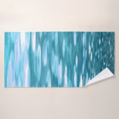 Aquamariner Schimmer Badehandtuch (Badehandtuch)