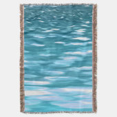 Aquamariner Schimmer Decke (Vorderseite Vertikal)