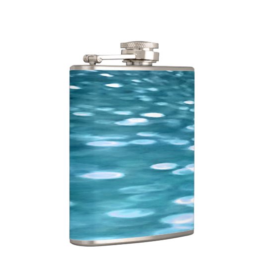 Aquamariner Schimmer Flachmann (Rechts)