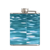 Aquamariner Schimmer Flachmann (Rückseite)