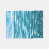 Aquamariner Schimmer Fleecedecke (Vorderseite (Horizontal))