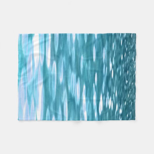 Aquamariner Schimmer Fleecedecke (Vorderseite (Horizontal))