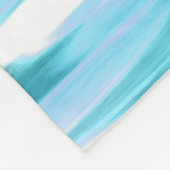 Aquamariner Schimmer Fleecedecke (Ecke)