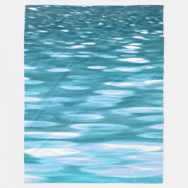 Aquamariner Schimmer Fleecedecke