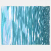 Aquamariner Schimmer Fleecedecke (Vorderseite (Horizontal))