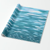 Aquamariner Schimmer Geschenkpapier (Ungerollt)