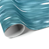Aquamariner Schimmer Geschenkpapier (Rolleneckpunkt)