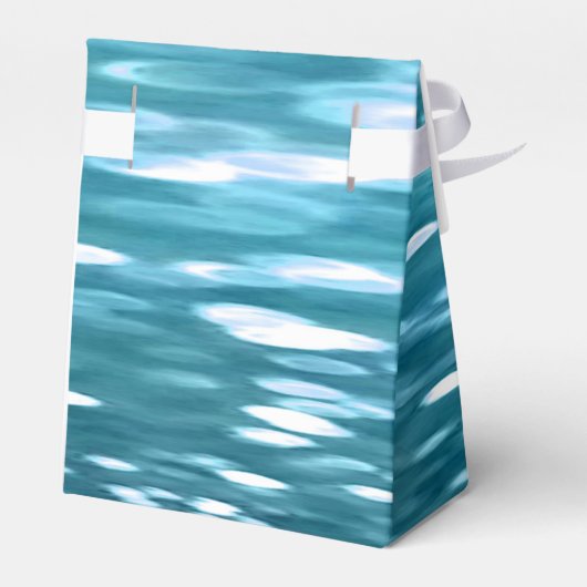 Aquamariner Schimmer Geschenkschachtel (Rückseite)