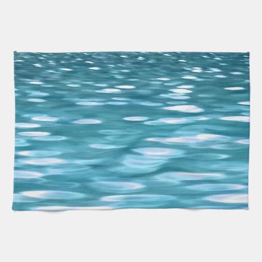 Aquamariner Schimmer Handtuch (Horizontal)