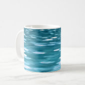 Aquamariner Schimmer Kaffeetasse (Vorderseite Links)